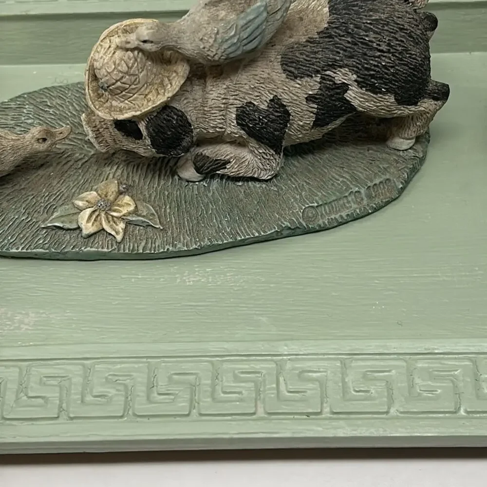 3 Piece Green Tray Farmhouse Vignette